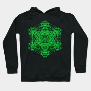 Infinity Cube Green Hoodie